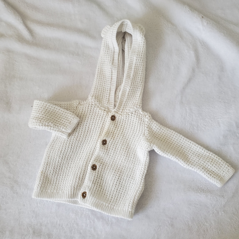 Carter's white knit sweater